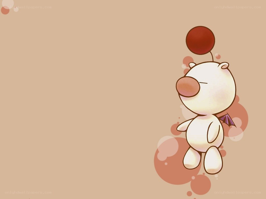 cute white creature with balloon