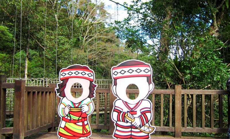 Cutout Figures on Bridge