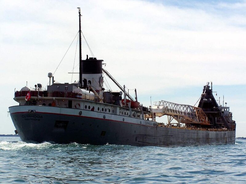 Cuyahoga ship on the water