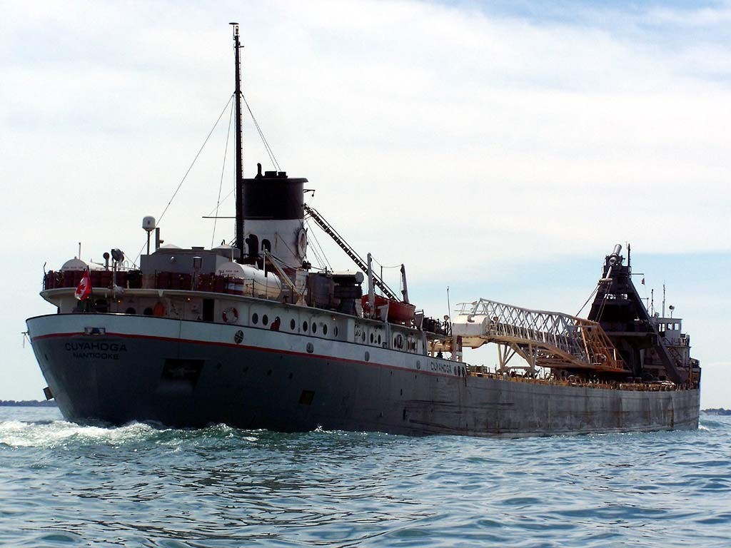 Cuyahoga ship on the water