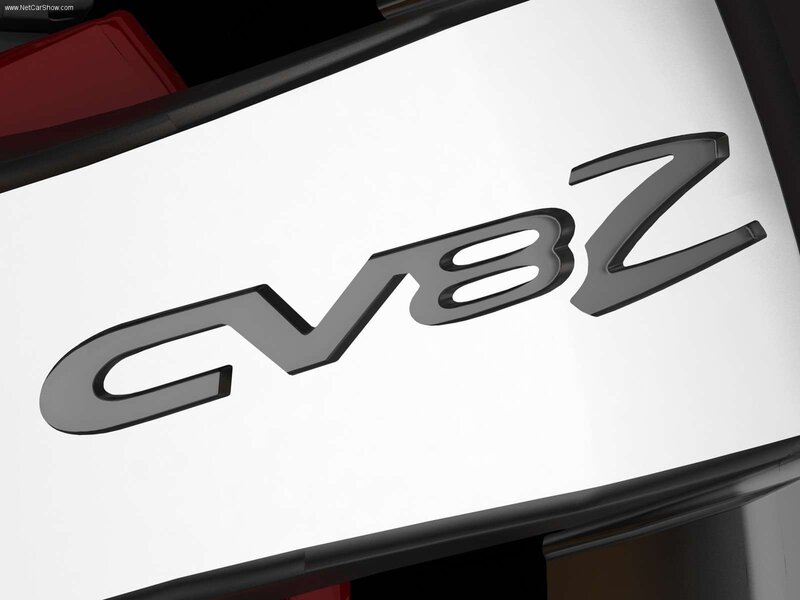 CV8Z badge on white surface