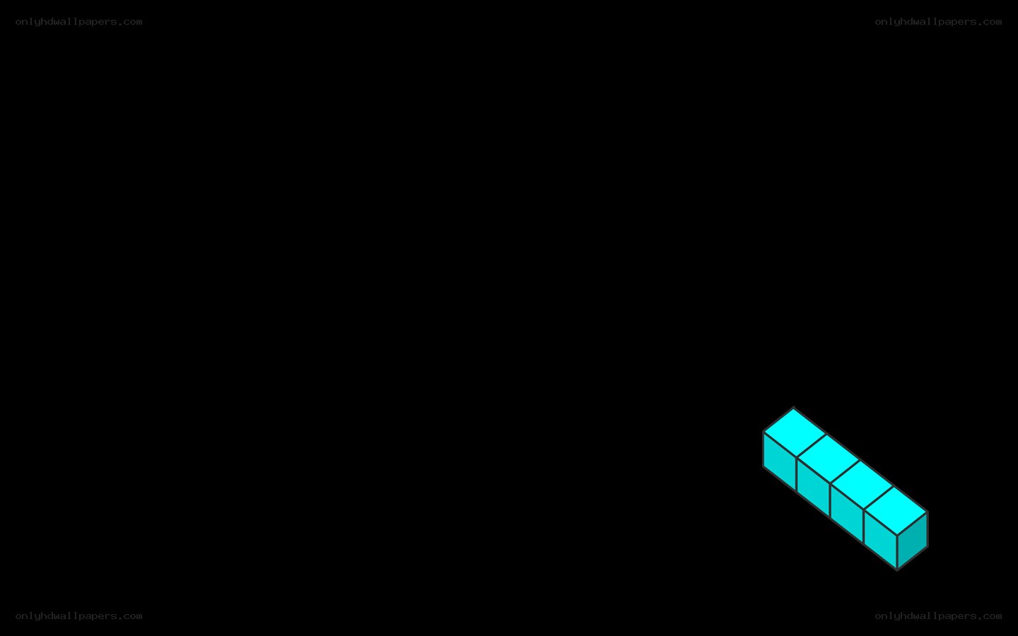 cyan cubes in a row