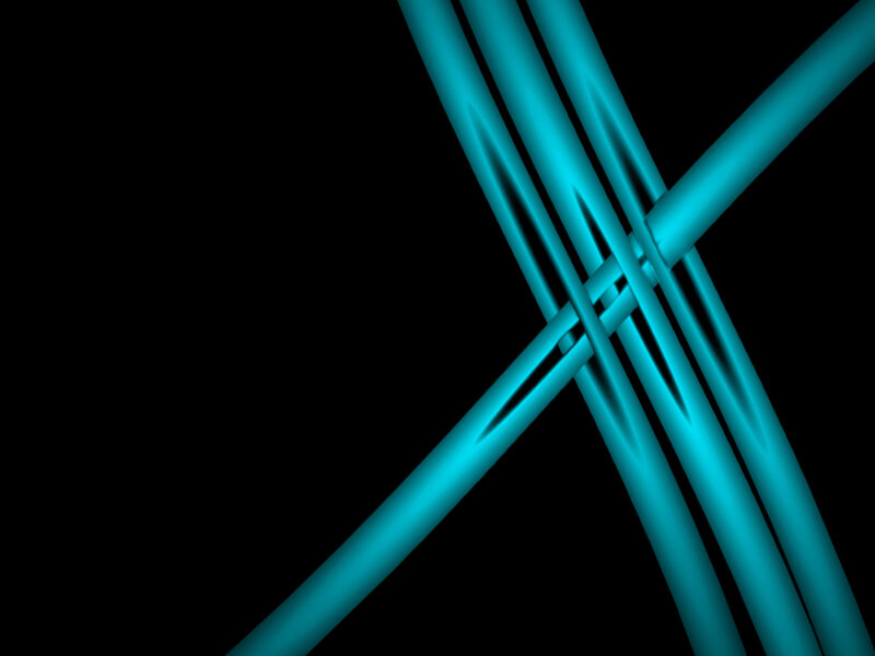 cyan lines on black background