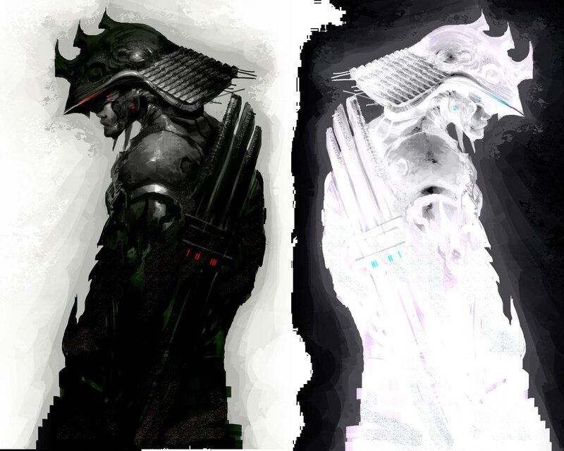 cyber samurai warriors