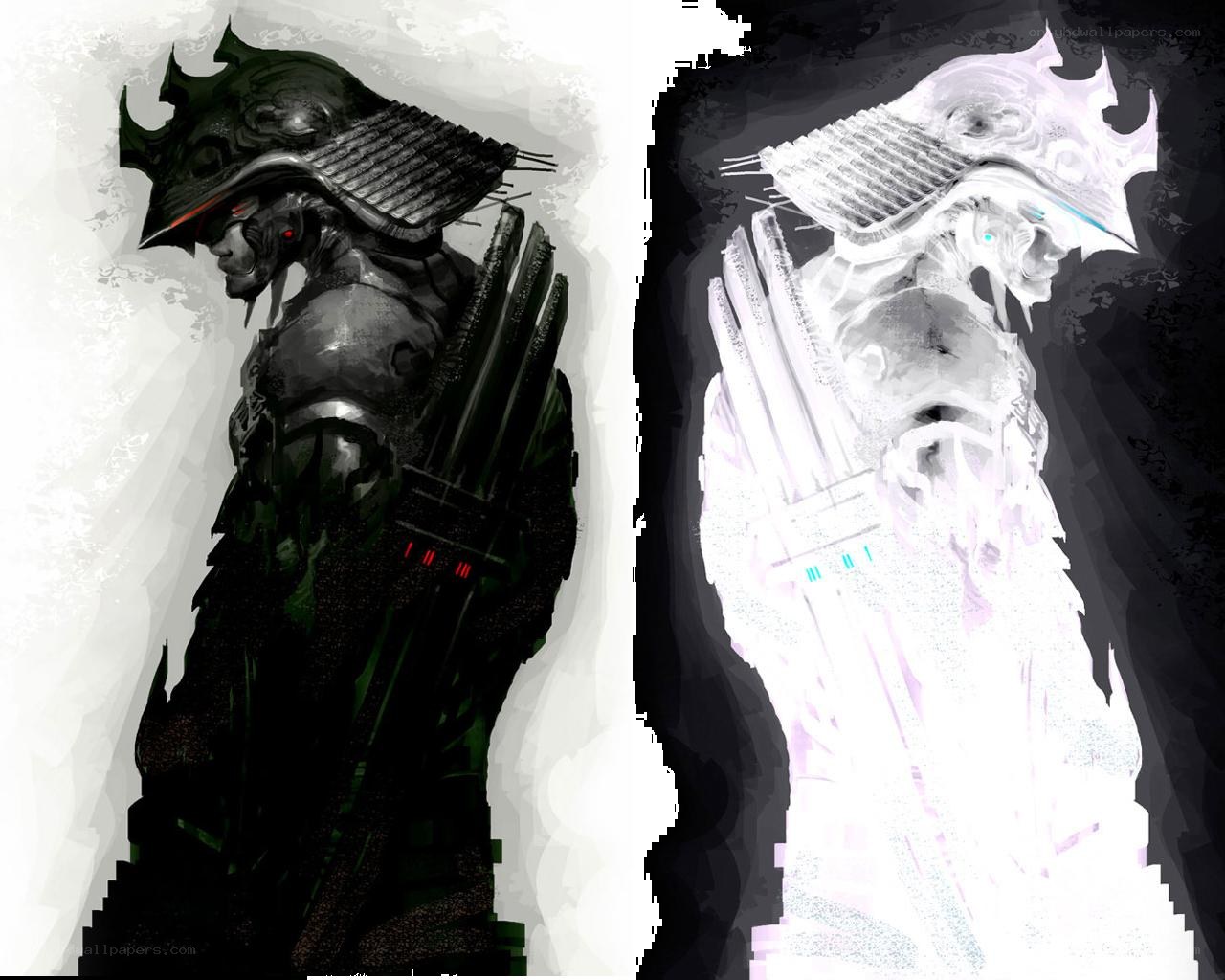 cyber samurai warriors