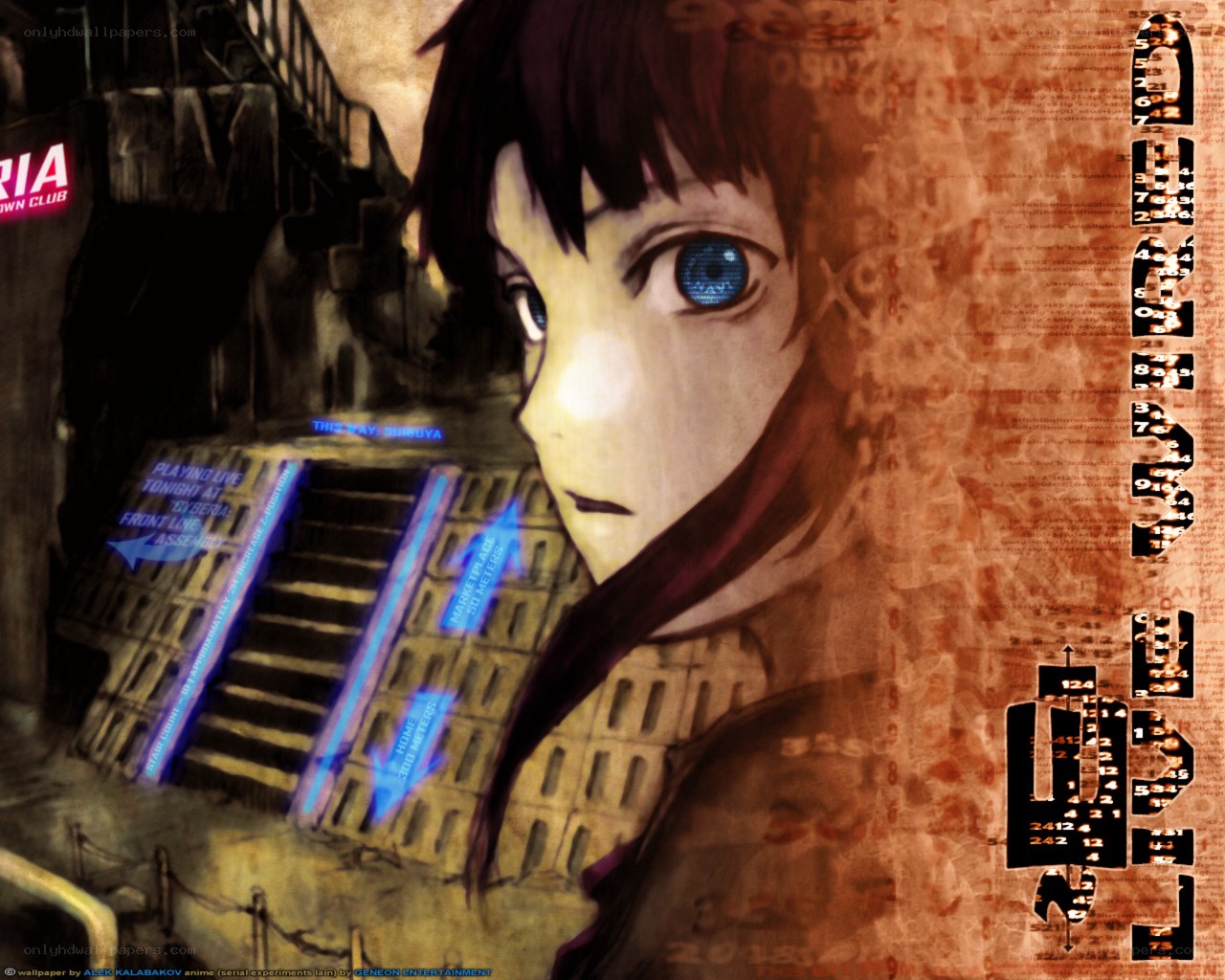 Cyberia anime character wallpaper