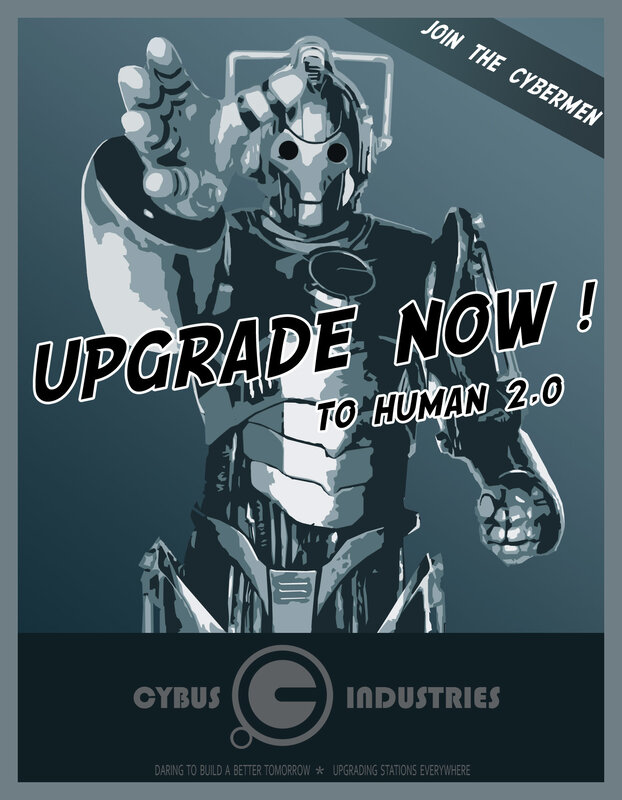 Cybermen upgrade poster