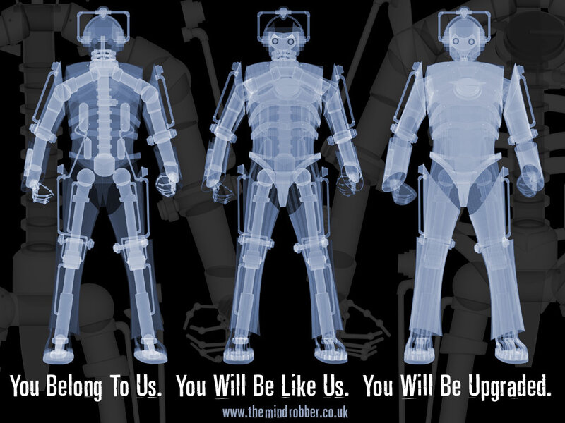 Cybermen X-ray illustration