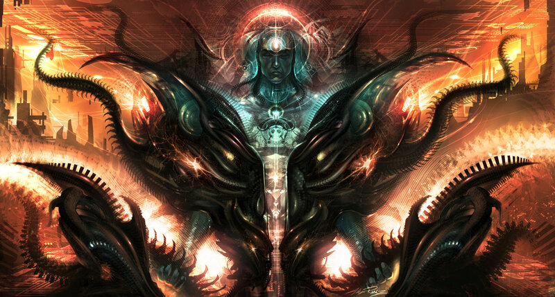 cybernetic alien entity