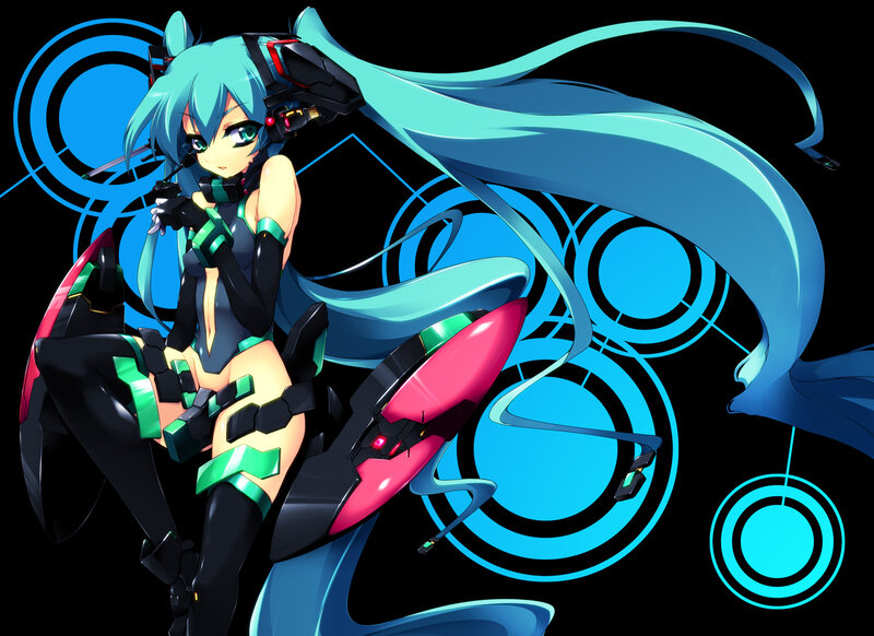 cybernetic anime character