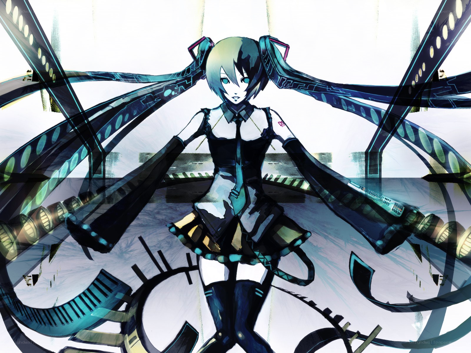 cybernetic anime character