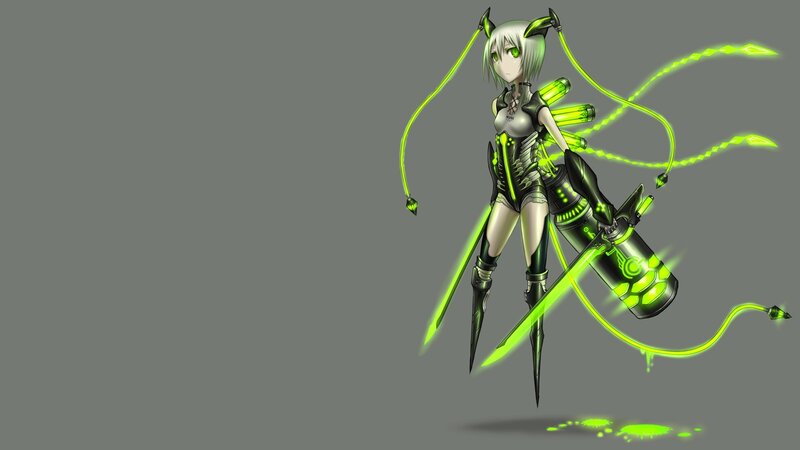 cybernetic anime warrior