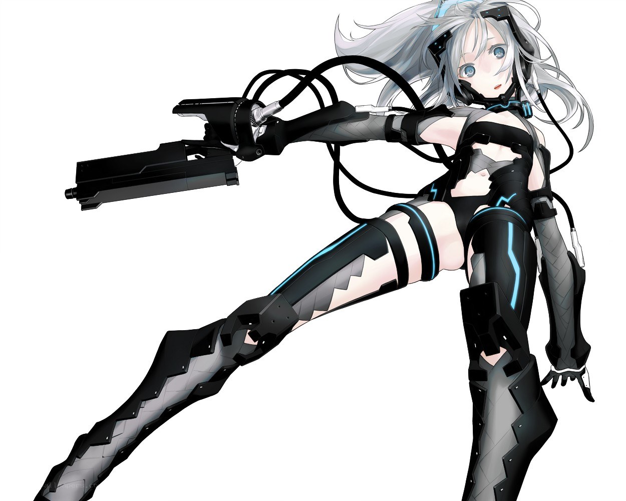 cybernetic anime warrior