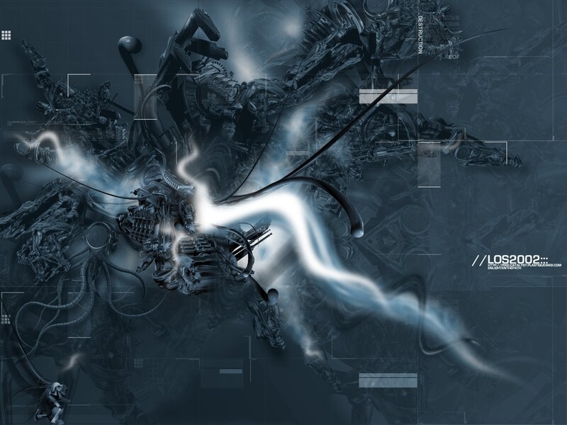 cybernetic destruction artwork