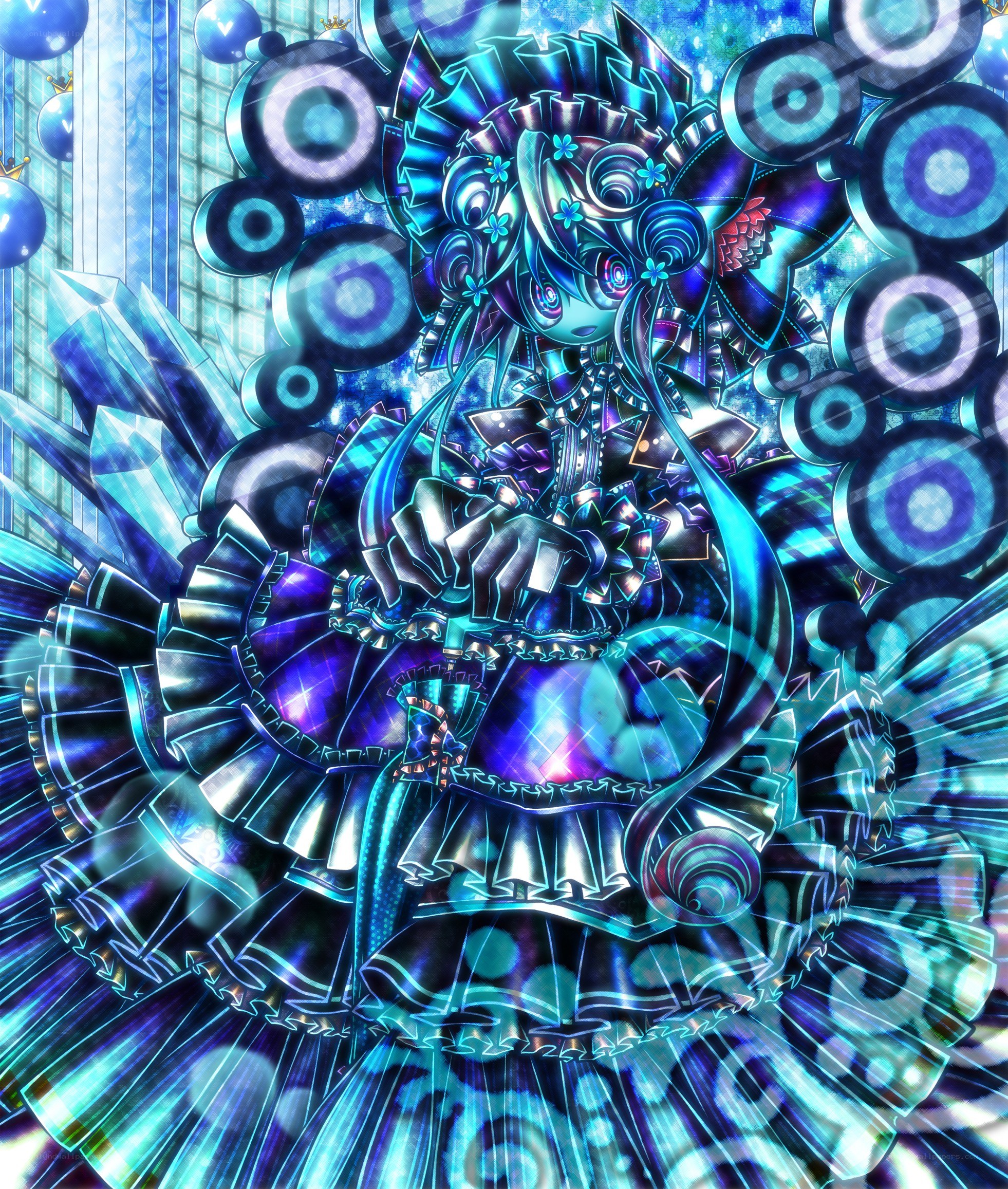 cybernetic doll in blue armor