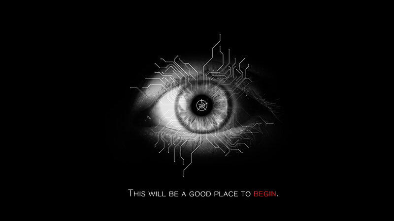 Cybernetic Eye — Black, Dramatic