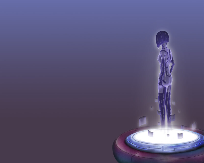 cybernetic figure on platform