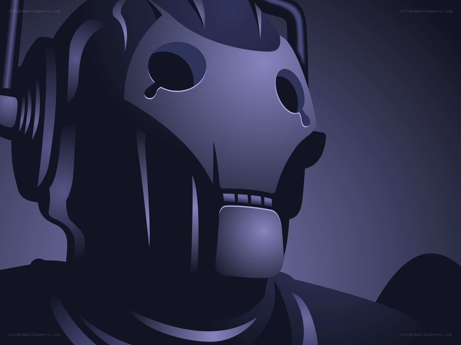 cybernetic head close-up