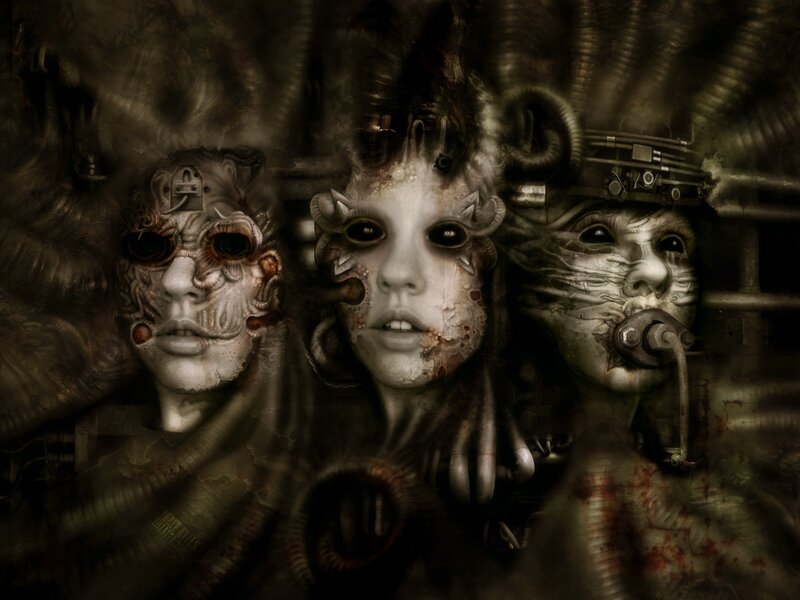 cybernetic horror figures