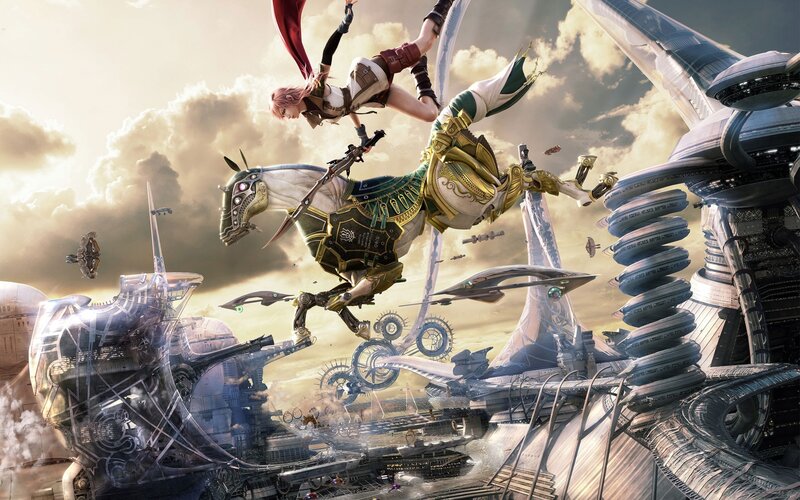 cybernetic horse in battle