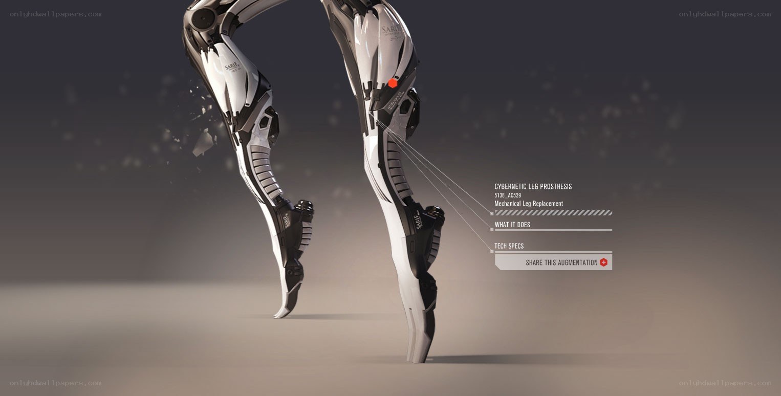 cybernetic leg prosthesis