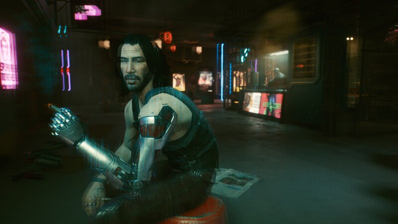 Cybernetic Man Sitting