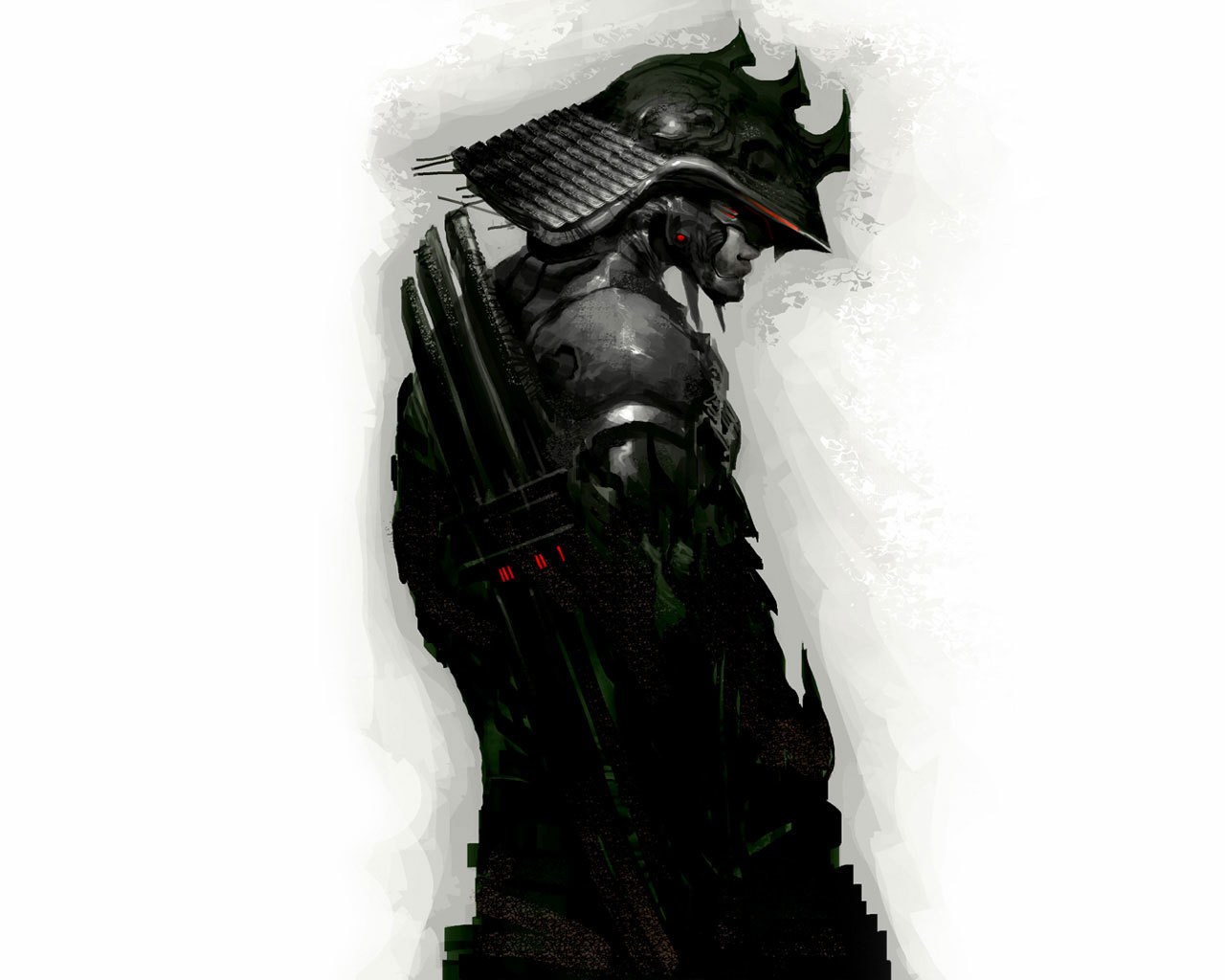 cybernetic samurai warrior