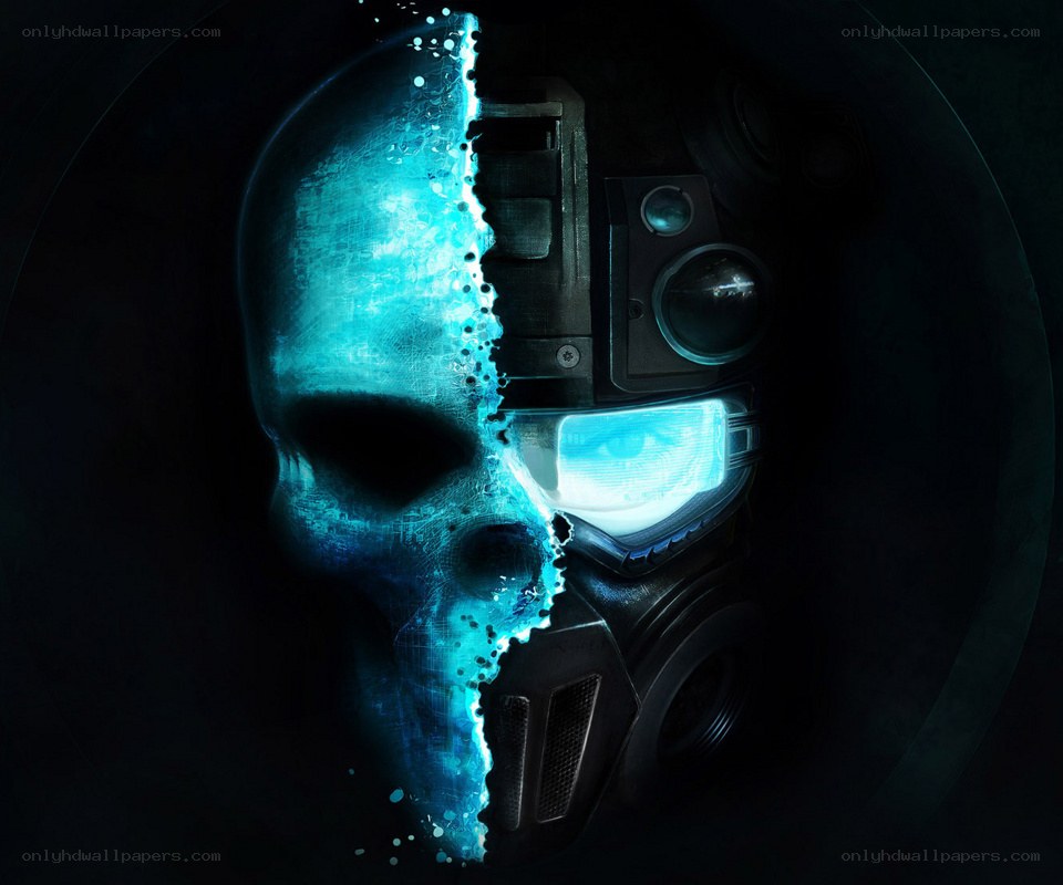 cybernetic skull split