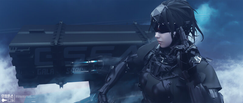Cybernetic Soldier — Black