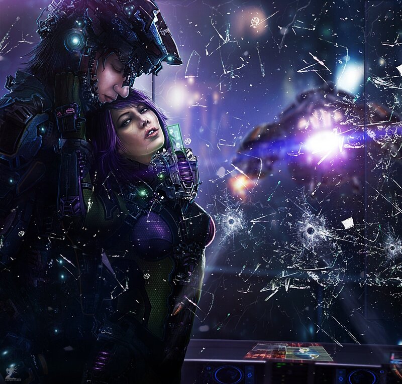 Cybernetic Soldiers in Cockpit