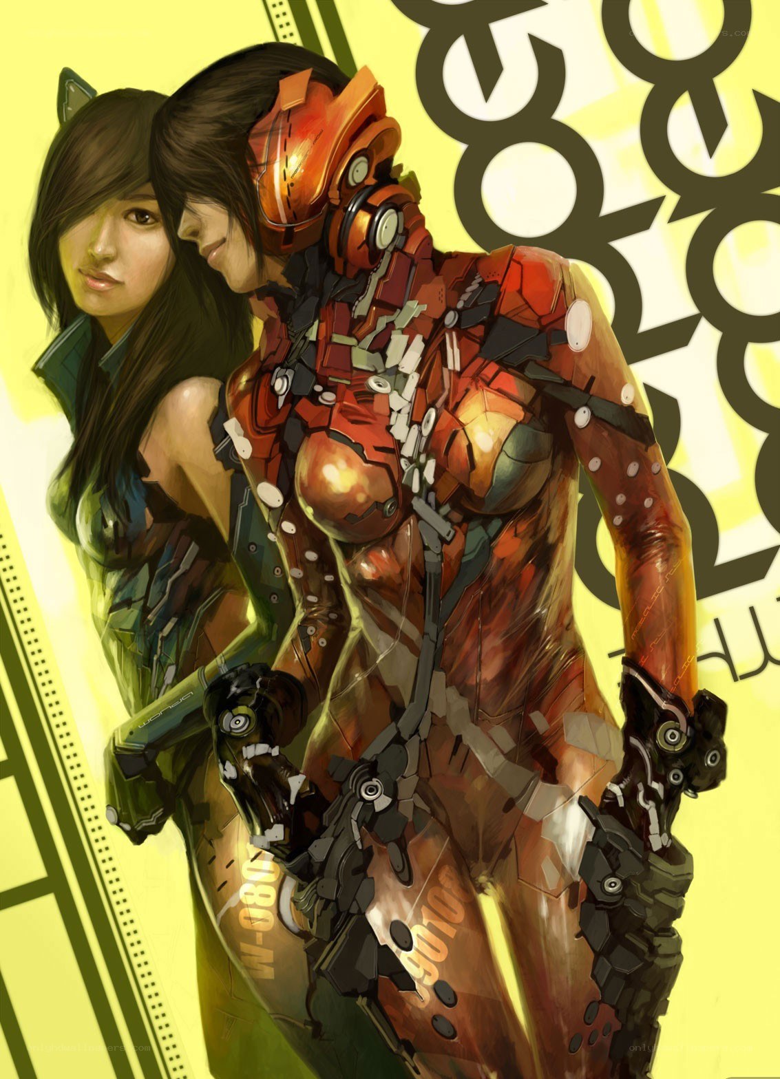 cybernetic warrior and companion