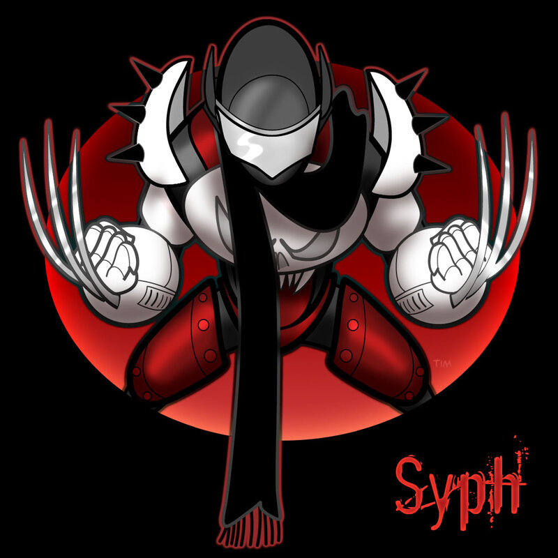 cybernetic warrior character