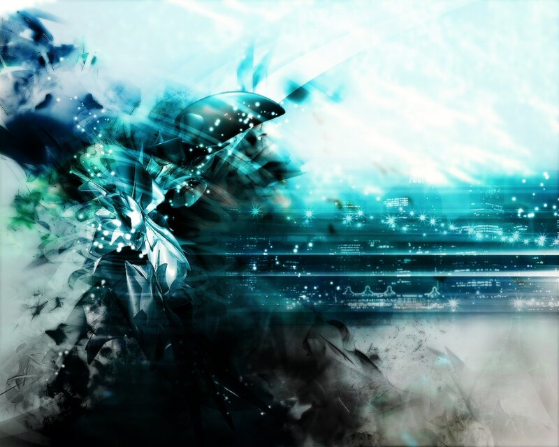cybernetic warrior in neon city