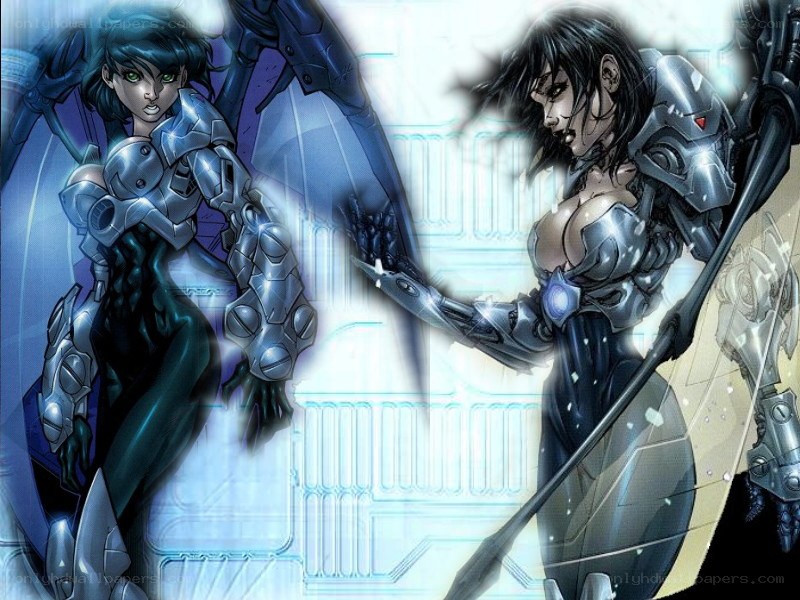 cybernetic warrior sisters