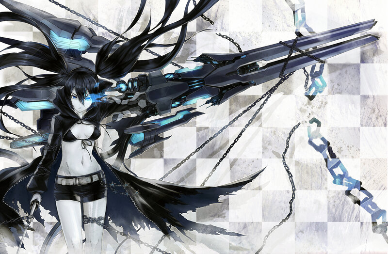 cybernetic warrior with chains