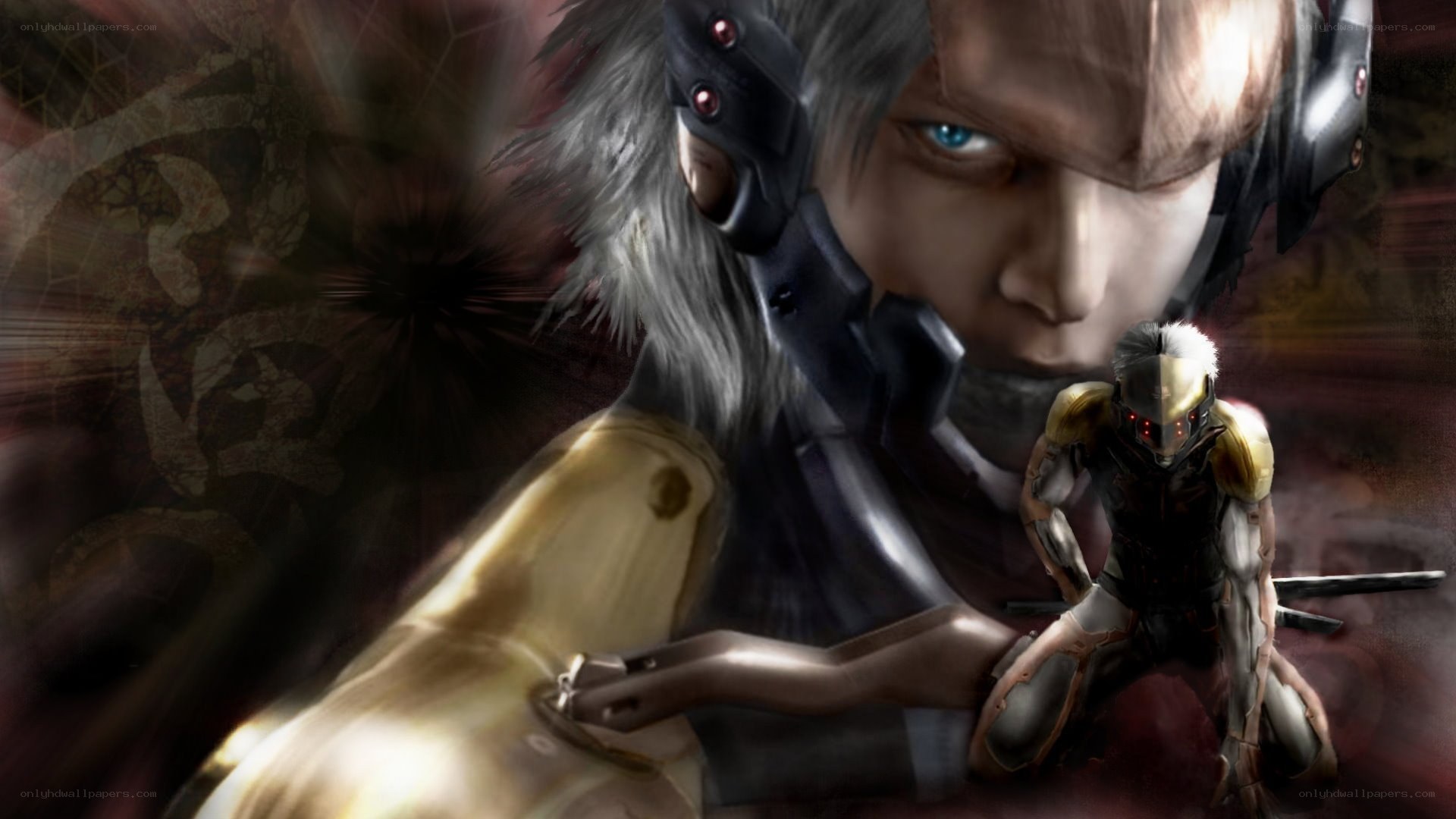 cybernetic warrior with companion