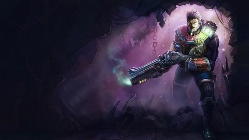 cybernetic warrior with weapon