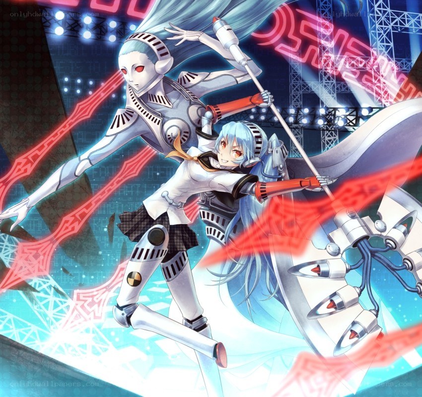 cybernetic warriors in action