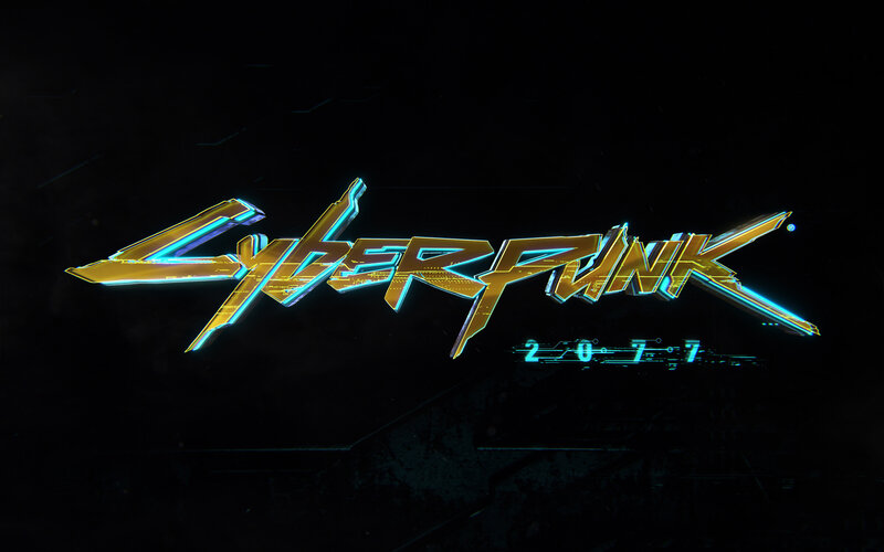 Cyberpunk 2077 Logo — Black, Dark, Futuristic