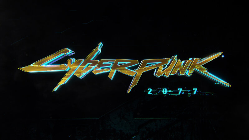 Cyberpunk 2077 Logo — Black, Dramatic