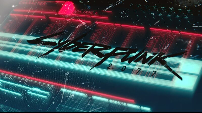 Cyberpunk 2077 Logo — Black, Futuristic