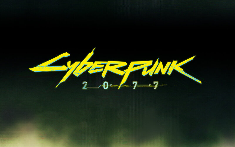 Cyberpunk 2077 Logo — Yellow, Dark, Futuristic