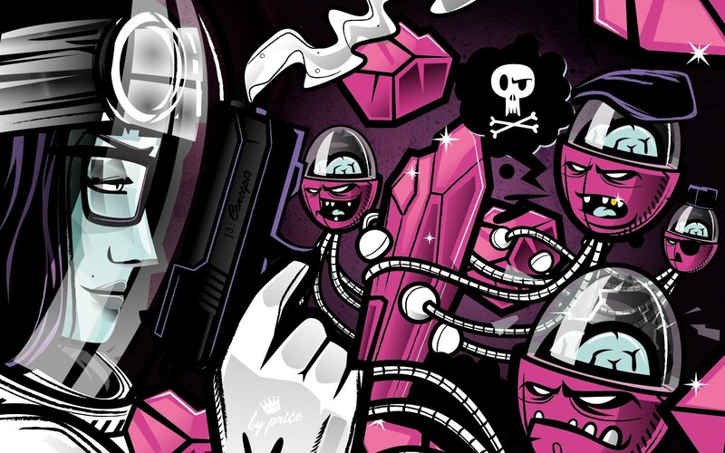 cyberpunk alien invasion