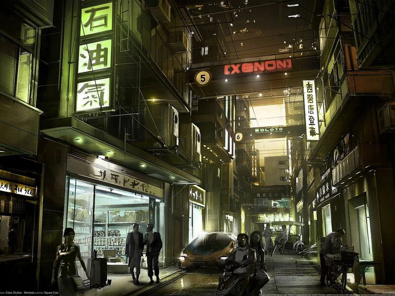 Cyberpunk Alleyway