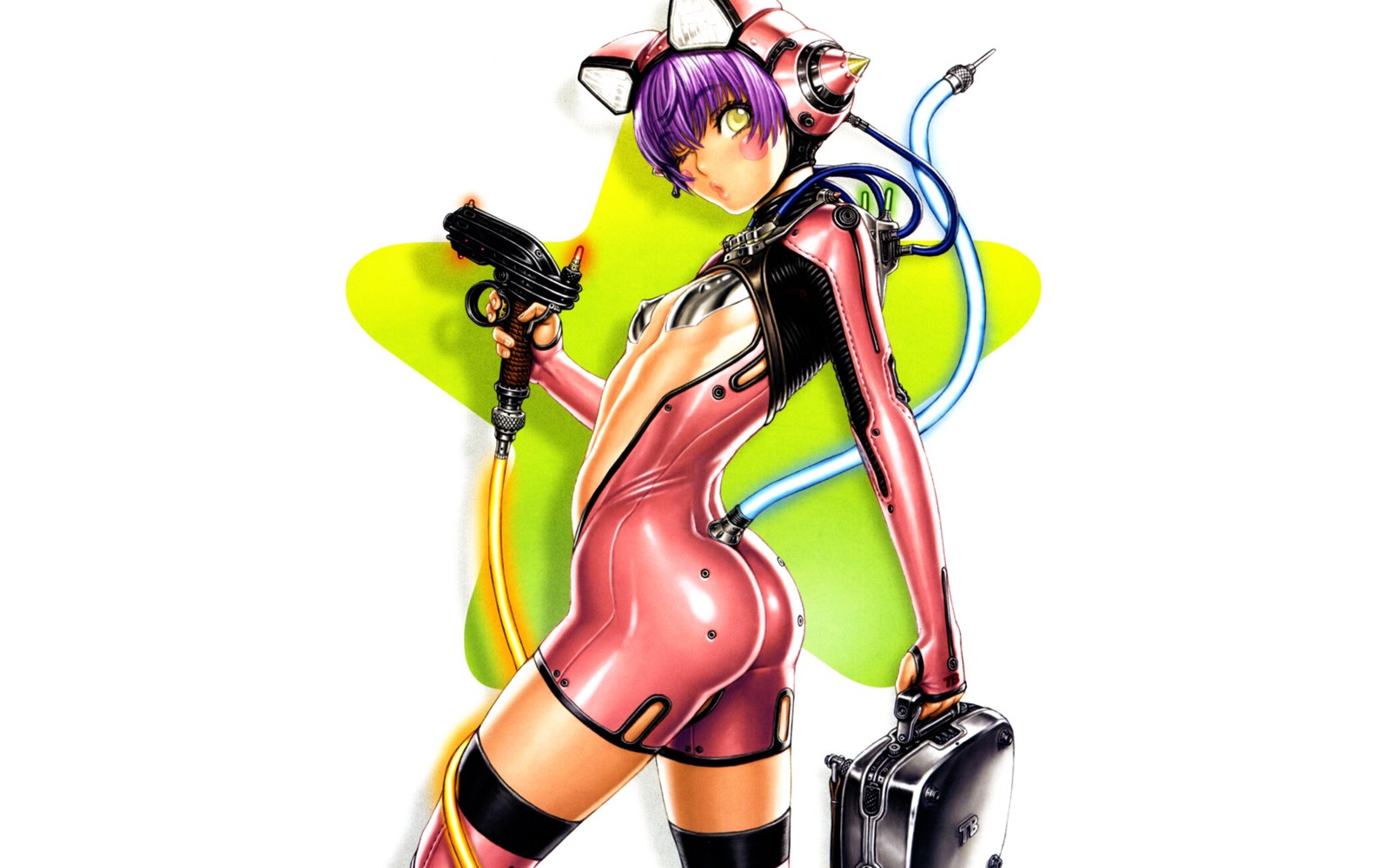 cyberpunk anime character