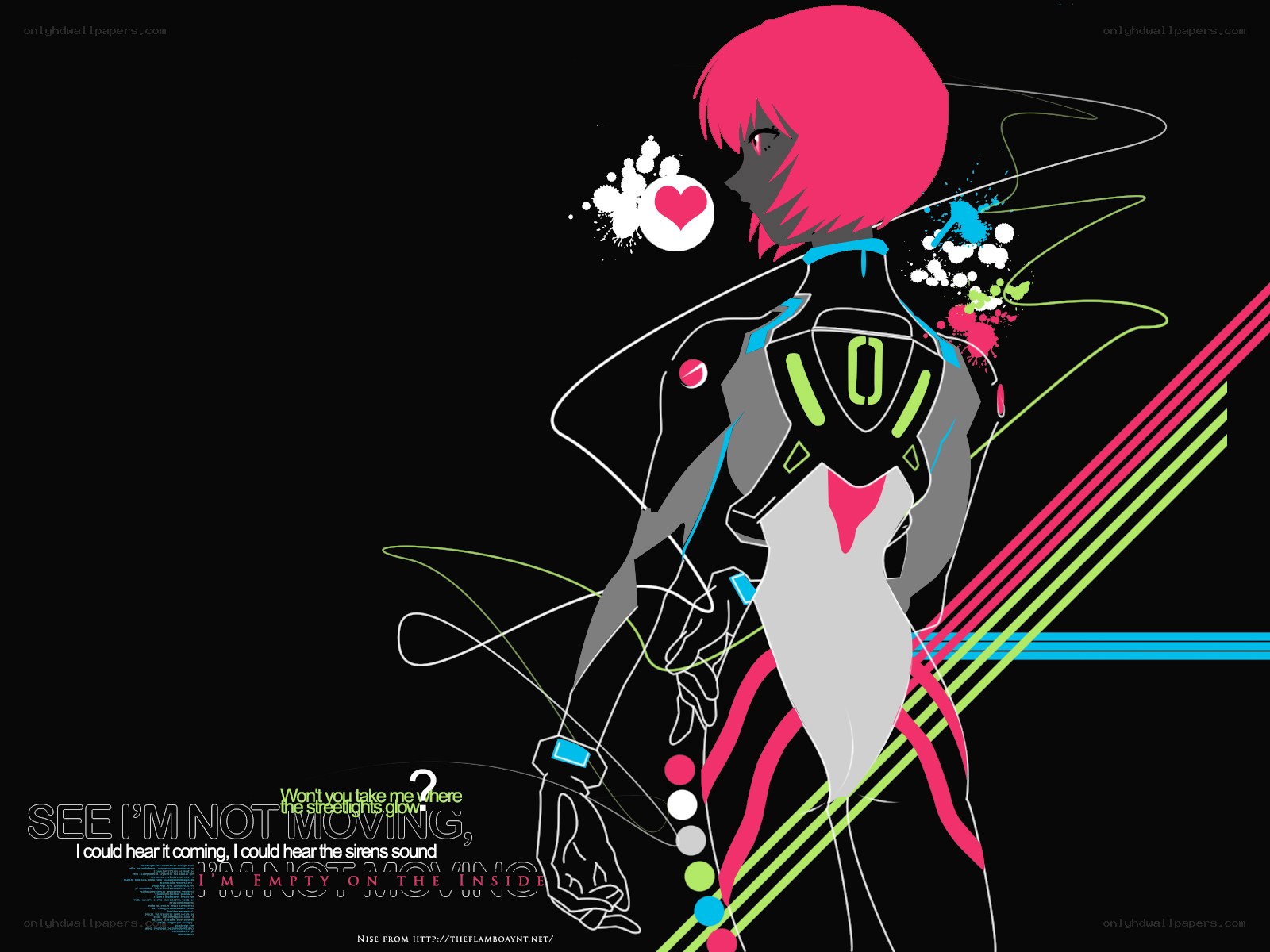 cyberpunk anime character art
