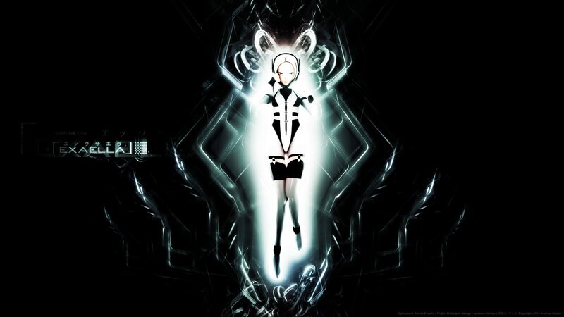 Cyberpunk anime character wallpaper