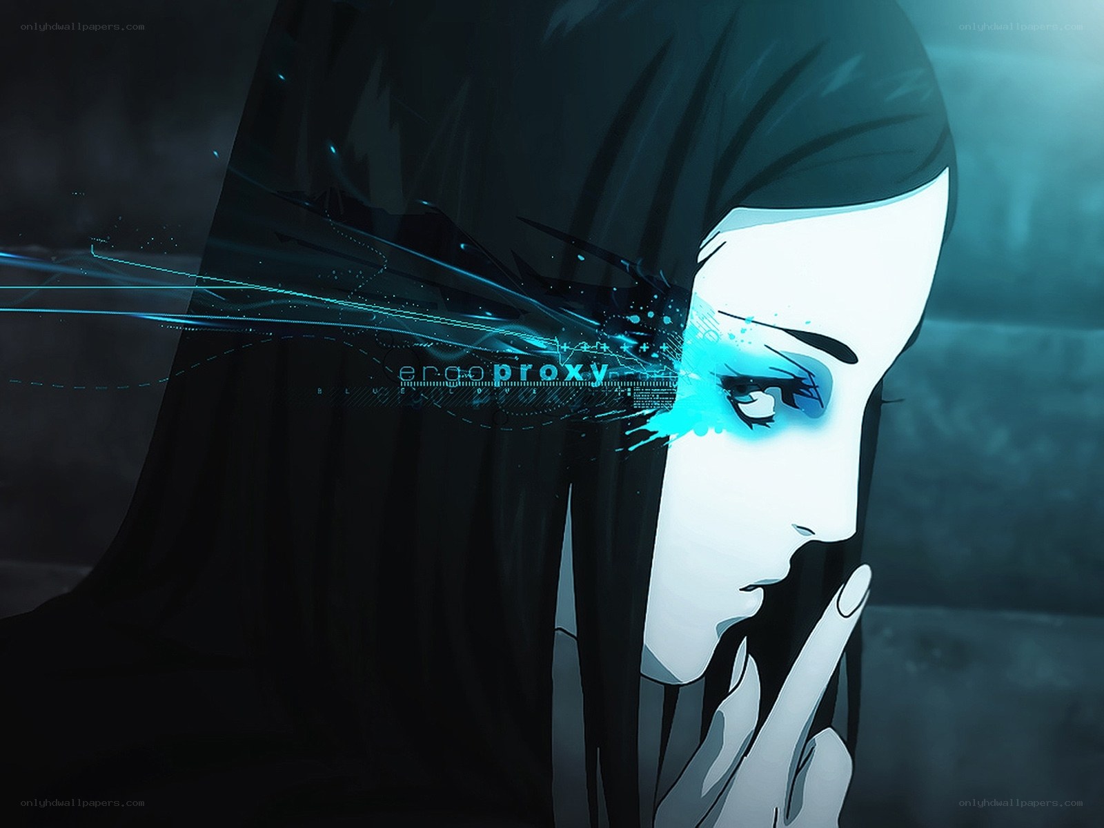 cyberpunk anime character
