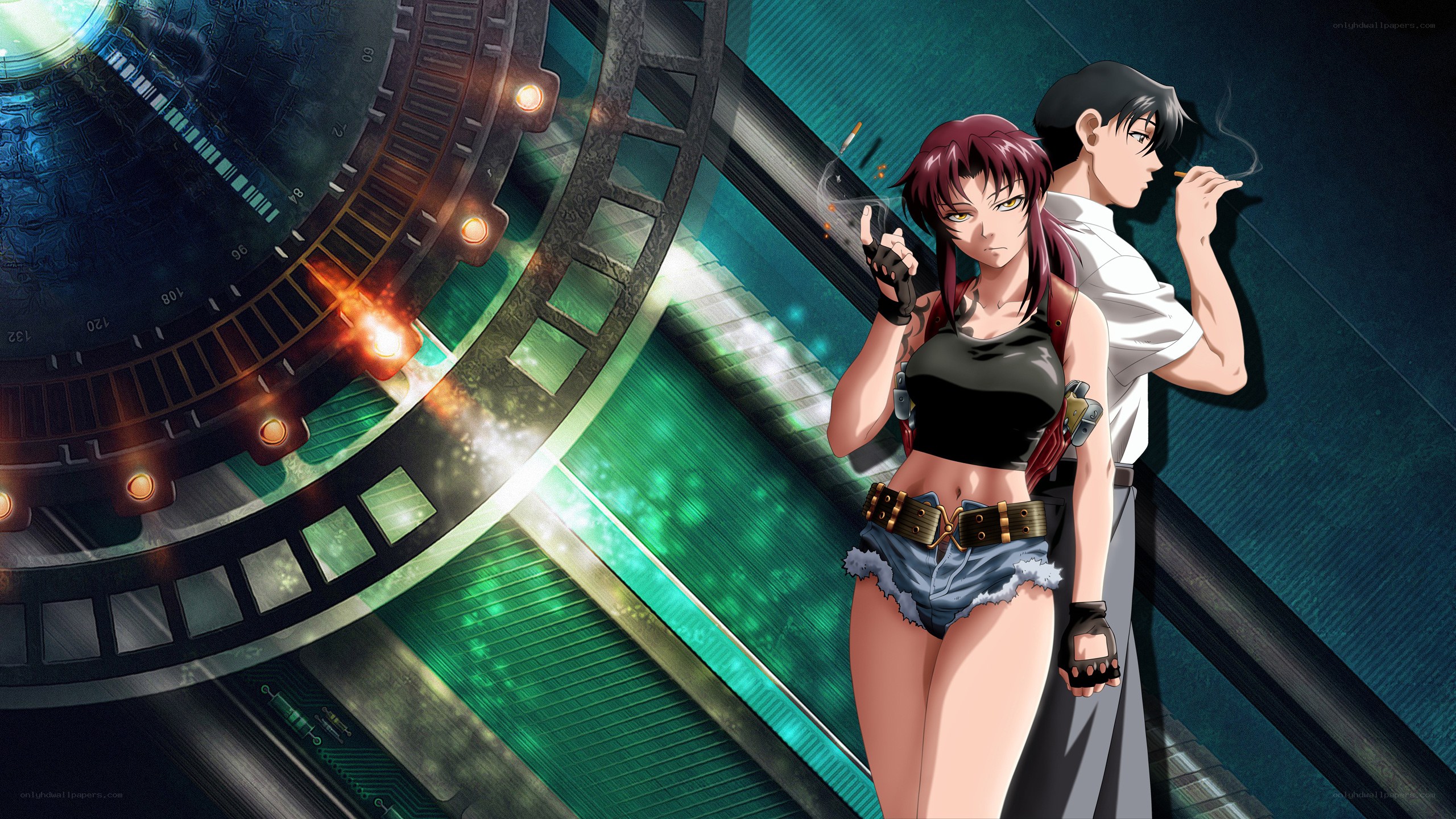 cyberpunk anime duo