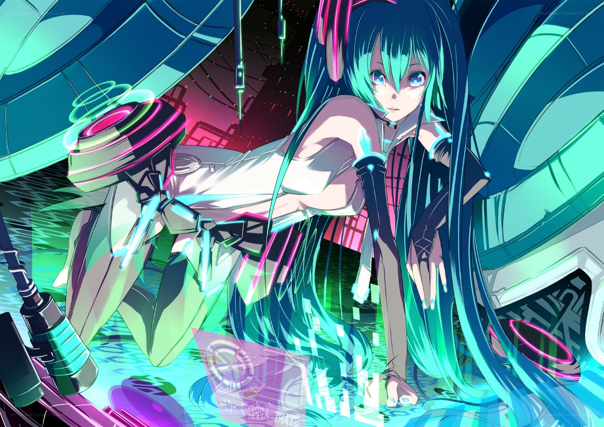 cyberpunk anime girl